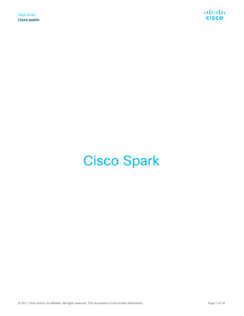 Cisco Spark Data Sheet