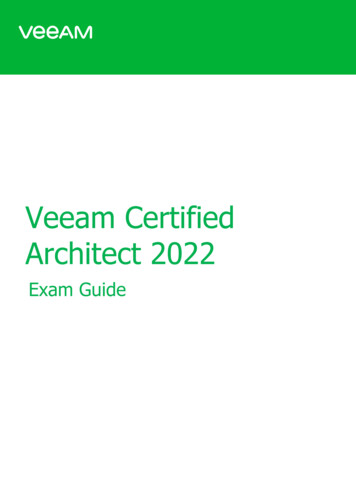 Veeam Certified Architect 2022