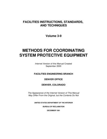 FACILITIES INSTRUCTIONS, STANDARDS, AND 