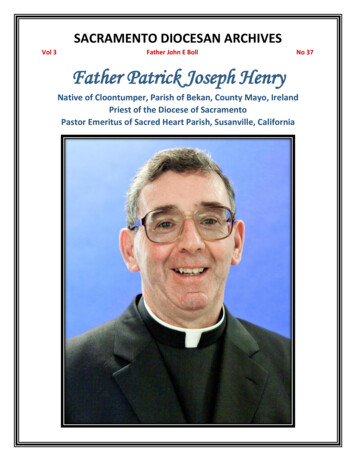 Vol 3 Father John E Boll No 37 Father Patrick Joseph Henry