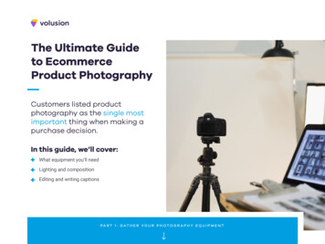 The Ultimate Guide To Ecommerce Product Photography