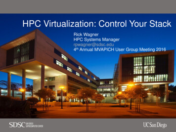 HPC Virtualization: Control Your Stack - Ohio State University