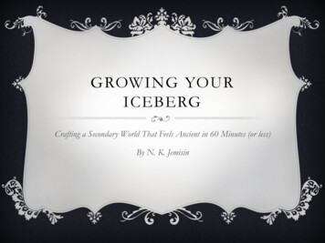GROWING YOUR ICEBERG