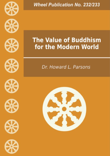 The Value Of Buddhism