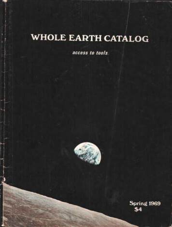 WHOLE EARTH CATALOG - DOP — The Door Of Perception