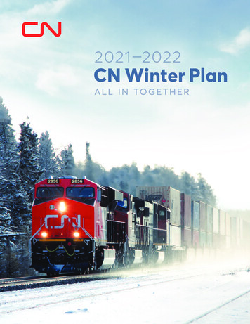 2529–2522 CN Winter Plan