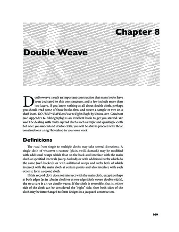 Chapter 8 Double Weave - Handweaving 