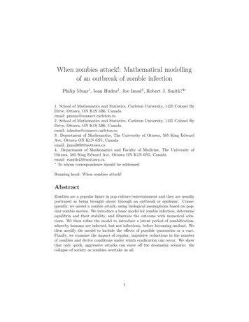 When Zombies Attack!: Mathematical Modelling Of An .