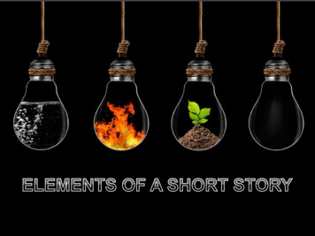 Elements Of A Short Story - TeacherV 