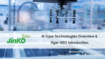 N-Type Technologies Overview & Tiger NEO Introduction