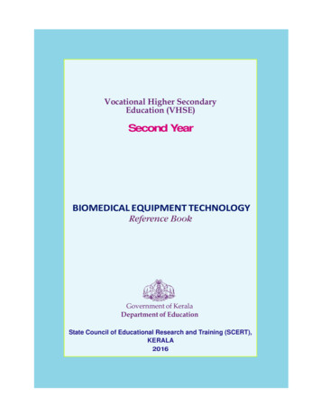 BIOMEDICAL EQUIPMENT TECHNOLOGY Reference Book