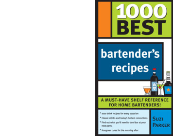 1000 Best Bartender's Recipes - MACROPOLIS