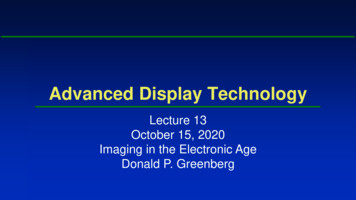 Advanced Display Technology - Cornell University