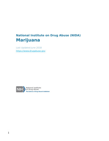 National Institute On Drug Abuse (NIDA) Marijuana