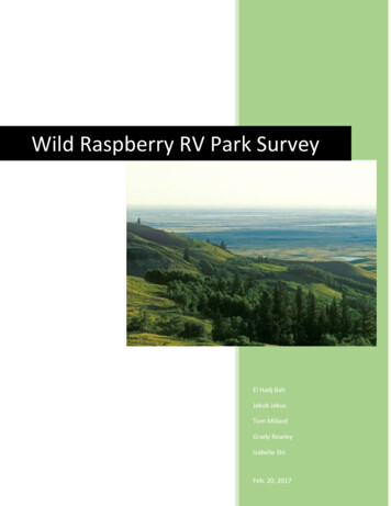 Wild Raspberry RV Park Survey - Oxford University Press