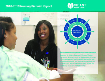 2018-2019 Nursing Biennial Report - Vidant Health