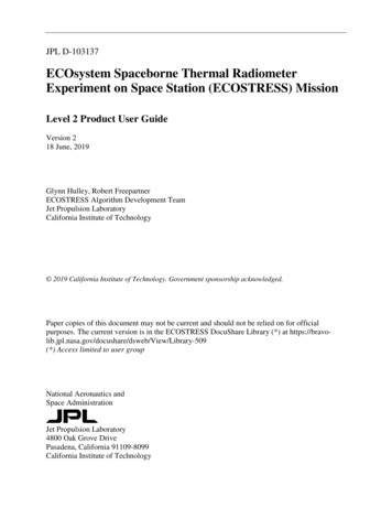 ECOsystem Spaceborne Thermal Radiometer Experiment 