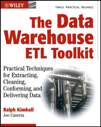 2004 - The Data Warehouse ETL Toolkit (Ralph Kimball)