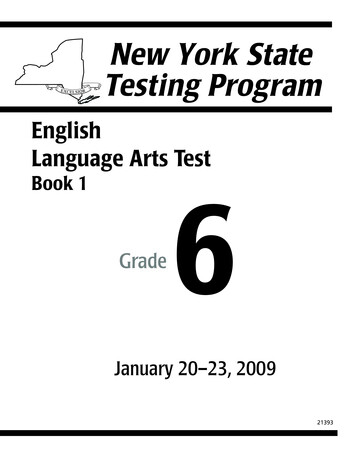 English Language Arts Test Book 1 6