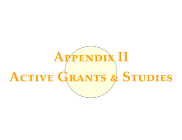 Appendix II Active G Studies - AZ Medical Group