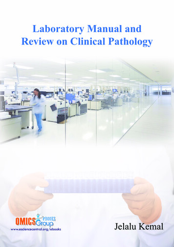 Laboratory Manual And Review On Clinical Pathology