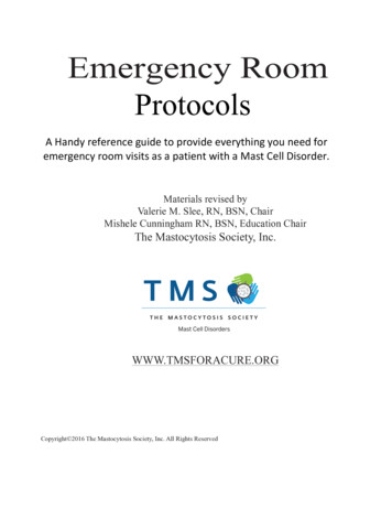 Emergency Room Protocols - TMS