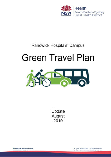 Randwick Hospitals’ Campus Green Travel Plan