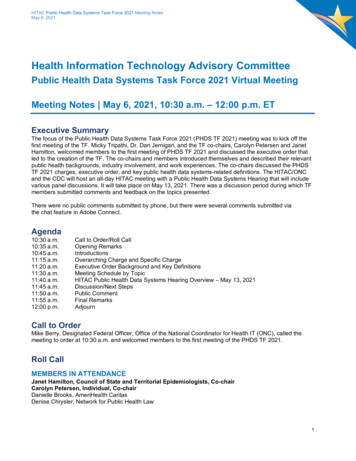 Health Information Technology Advisory Committee