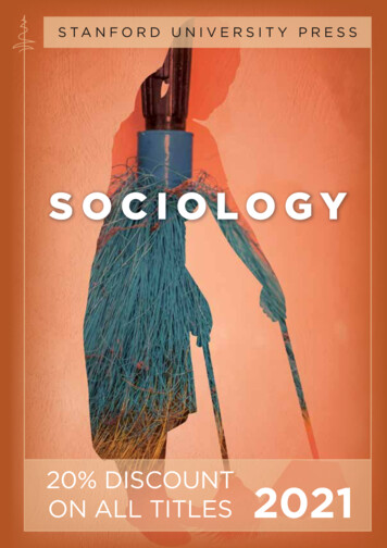 SOCIOLOGY - Sup 