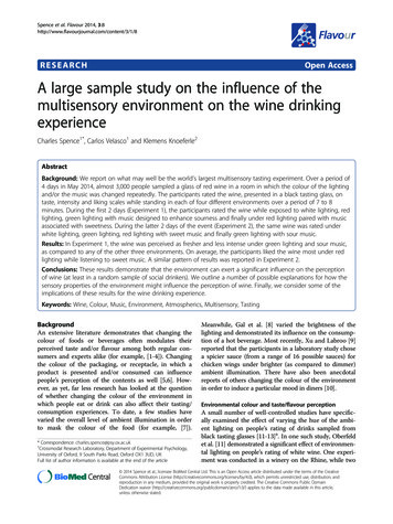 RESEARCH Open Access A Large Sample Study On The Influence .