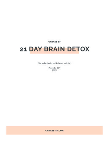 Canvas 21 Day Brain Detox - Storage.snappages.site