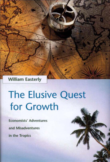 The Elusive Quest Growth - Sociología Del Desarrollo UNAH