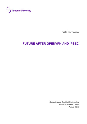 Future After Openvpn And Ipsec - Core