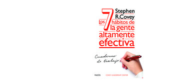 Stephen R. Covey Los 7 Hábitos De La Gente Altamente .