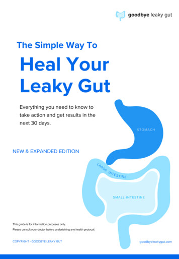 The Simple Way To Heal Your Leaky Gut
