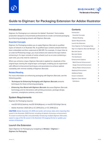 Guide To Digimarc For Packaging Extension For Adobe .