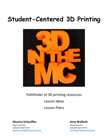 3D In The MC Resources Lesson Plans And Lesson Ideas