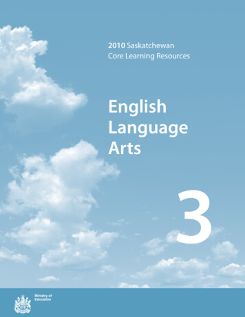 English Language Arts - Framework