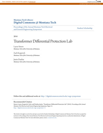 Transformer Differential Protection Lab