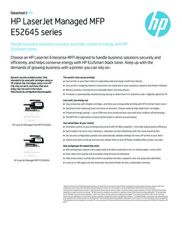 HP LaserJet Managed MFP E52645 Series