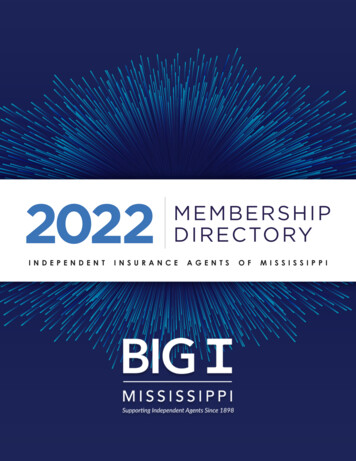2022directory Membership - Iiam