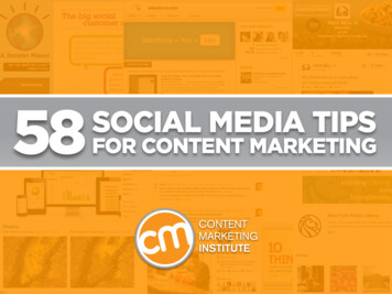 Social Media Tips - CMI: Content Marketing Strategy .