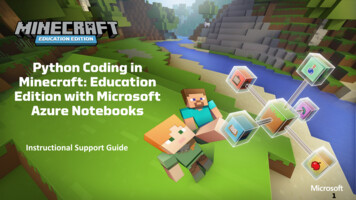 Python Coding In Minecraft: Education Edition With .