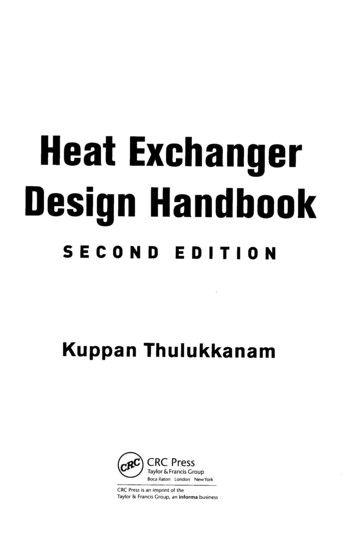 Heat Exchanger Design Handbook - GBV
