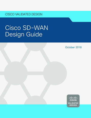 Cisco SD-WAN Design Guide - Koenig-solutions 