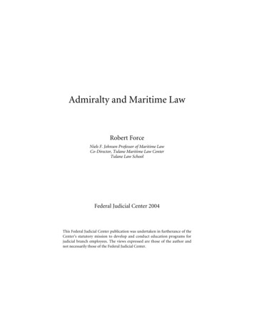 Admiralty And Maritime Law - Public.Resource 