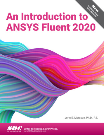 New Chapters Contains Three ANSYS Fluent 2020