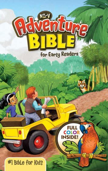 The NIrV Adventure Bible For Early Readers, Revised 3900 .