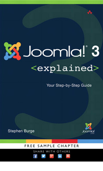 Joomla! 3 Explained: Your Step-by-Step Guide