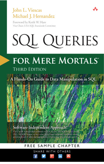 SQL Queries For Mere Mortals : A Hands-On Guide To Data .